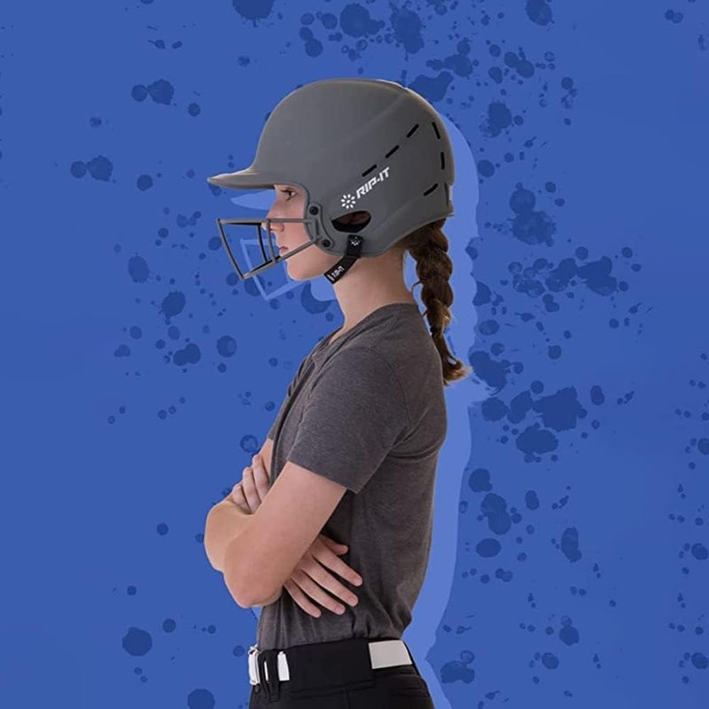 RIP-IT | Vision Pro Softball Batting Helmet | Matte | Lightweight Womens Sport Equipment - Image 4